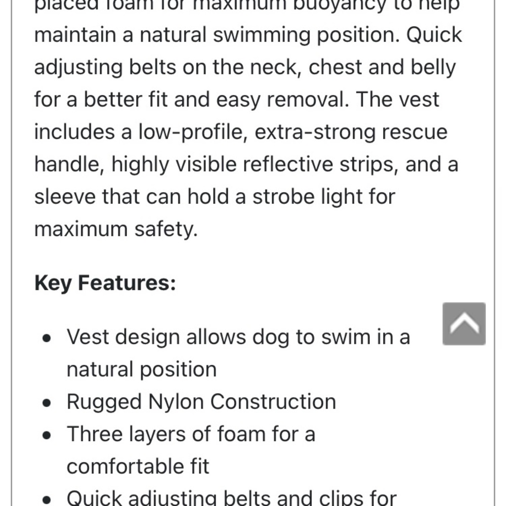 KONG–AquaPro Pet Life Jacket XS - Picture 4 of 4